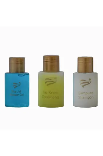 Eymen EYM0027 Şampuan Saç Kremi Duş Jeli Ve Sabun Otel Tipi 4Lü Paket