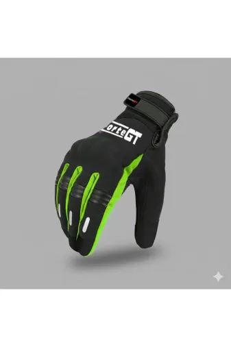F.30 Rs02 Yeşil Kadin Motorcu Eldiveni