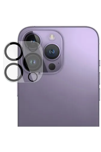 feifei Ally Iphone 15 Pro-15 Pro Max Full Tempered Kamera Lens Koruma Camı-(5775) - Hby1704-7099