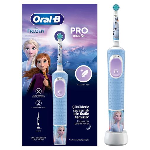 Frozen Özel Seri Çocuklar İçin Şarj Edilebilir Diş Fırçası