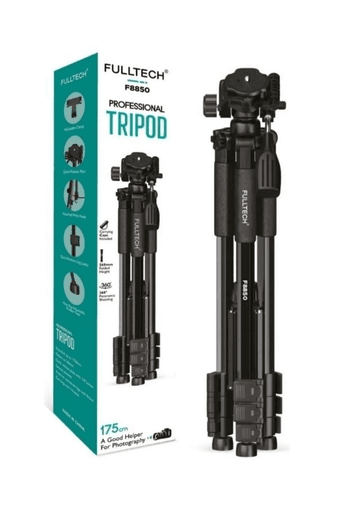 Fulltech F8850 Profesyonel Fotoğraf Ve Video Çekimi Tripot Telefon Tutucu Youtuber Tripodu Tiktok 175Cm
