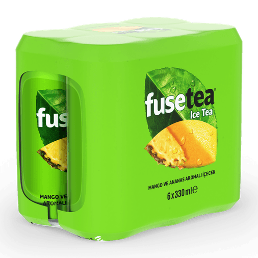 fusetea220215 Fuse Tea Mango Ve Ananas Aromalı Soğuk Çay 330 Ml X 6 Adet