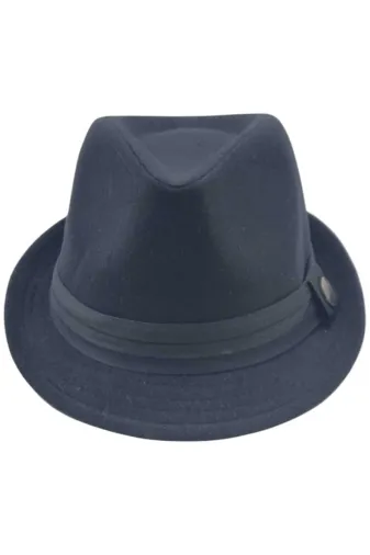 GŞ0025 Kadın Lüks Trilby Kaşe Fötr Şapka