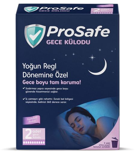 Gece Külodu / Külot (Yoğun Regl Dönemine Özel) (Paket içi 2 Adet)