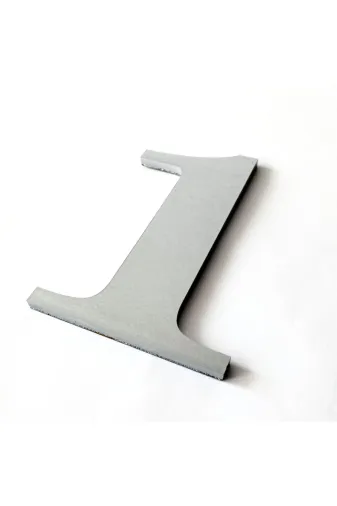 GENDEC GEN110-1 10 Cm No=1 Yapışkanlı Metalik Gri