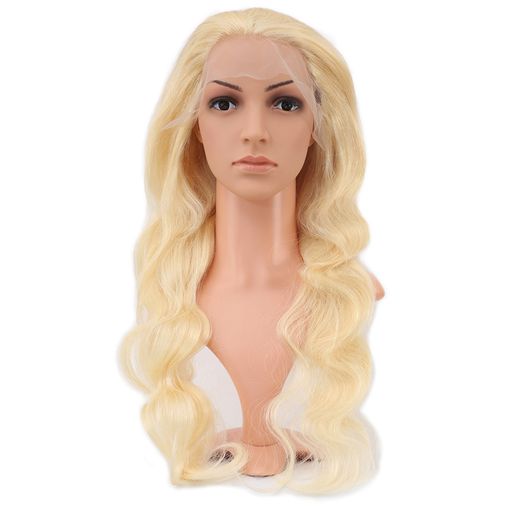 Gerçek Front Lace Daalı Platin Tül Peruk / 70/75cm