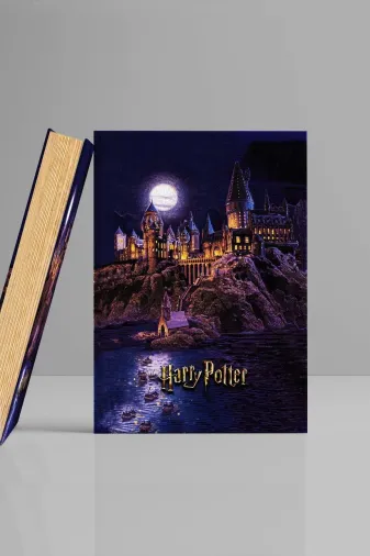 GiFi 216 51 11 Kitap Görünümlü Dekoratif Kutu Harry Potter 16,5X24,5 Cm Lisanslı Hogwarts Binası
