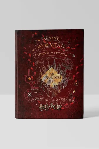 GiFi 216 52 10 Kitap Görünümlü Dekoratif Kutu Harry Potter 14X21,5 Cm Lisanslı Çapulcu Haritası