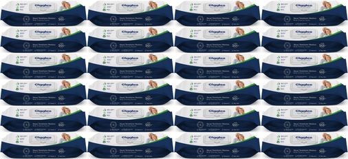 Giggles Yetişkin Vücut Temizleme Islak Mendil Havlu 1200 Yaprak XL (Beyaz Sabun Kokulu) (24PK*50)