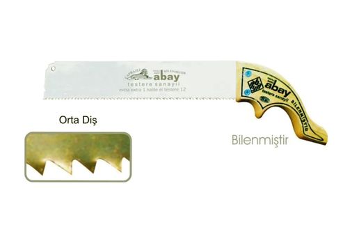 G&l 76831061 Orta Diş El Testere 12 No - Ahşap Sap