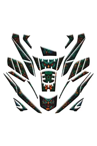 Gogo PCX2025SET008 Honda Pcx 2025 Uyumlu Tank Pad Set 008