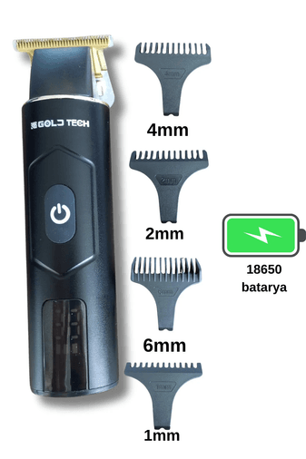 Gold Tech Ultra Güçlü Saç Sakal Traş Makinesi 6500 Mrp Motor Hızı Gt-901