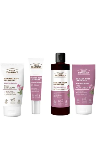 Green Pharmacy 5901845509536 Canlandırıcı Cilt Bakım Seti Şam Gülü & Seramidler 4 Lü Set.
