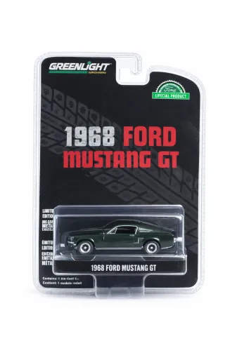 Greenlight Collectibles mustanggt Greenlight 1968 Ford Mustang Gt 1:64 Diecast Model Araba Koleksiyonluk Limited Edition
