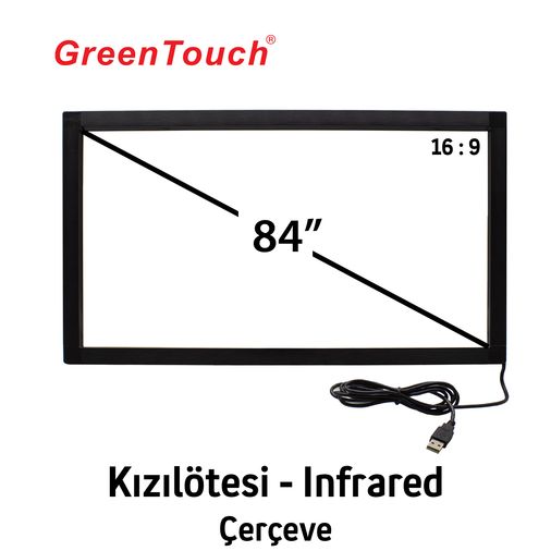GreenTouch 84" Kızılötesi - Infrared Dokunmatik Çerçeve