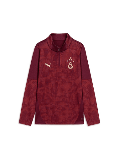 Gs Store 78288803 Galatasaray Puma Çocuk A Takım 1/4 Fermuarlı Uzun Kollu Antrenman Üst