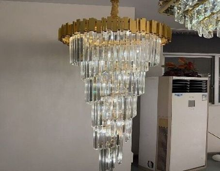 Gunkes 6803/800*1700 Gold Taşlı Avize