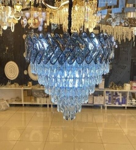 Gunkes 8812 Set (40Cm-50Cm-60Cm) Kristal Taşlı Sarkıt Avize