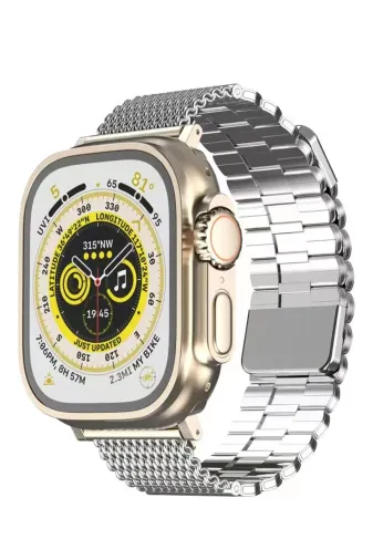 Hafk HFK-C8683140683962 Mey İthalat® Watch 38Mm Ascend Metal Kordon - Gümüş