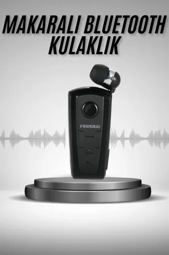 Hafk HFK-MMEYTDUCZZZF9KULAKLIKKK1 Mey İthalat® Makaralı Bluetooth Kulakiçi Yaka Kulaklığı Kablosuz Kulaklık