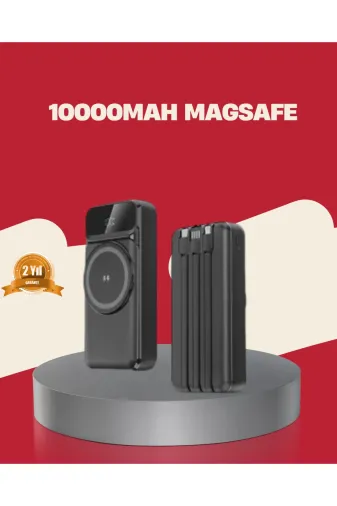 Hafk HFK-MMEYTDUCZZZPW10PLUS-2 Mey İthalat® Kablosuz 15W Şarj Destekli 10000 Mah Taşınabilir Powerbank – Hızlı Şarj Özellikli