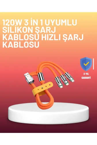 Hafk HFK-MMEYTDXUCZZZS219ARJKABLOSUUUUUU-1 Mey İthalat® Çinko Alaşımlı Uçlu 120 W Şarj Kablosu – Dolaşmaya Dayanıklı 1,2 M Usb Kablo