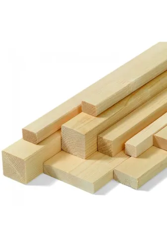 handanca 167404521 (2X2 Cm X 25 Cm 44 Adet) Köknar (Göknar) Kereste Çıta Taslak Tahta Ve Ahşap Blok