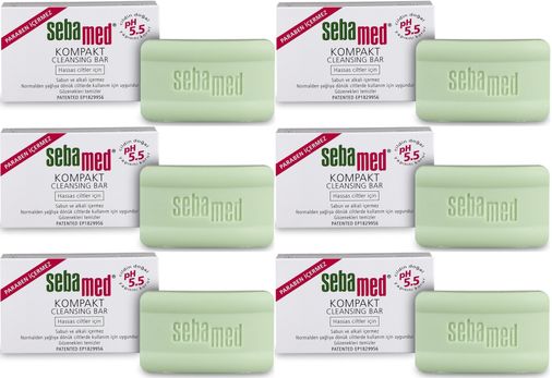 Hassas Cilt Sabun Kompakt 100GR (6 Lı Set)