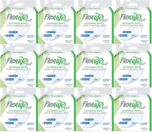 Hasta Alt Açma Yatak Koruyucu Örtü 60*90CM Kaydırmaz 360 Adet (12PK*30)