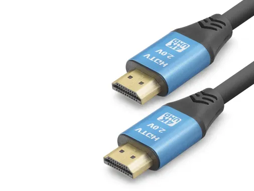 Hdmi 2.0 Kablo 4K Uhd 19+1 Od 8.0 Mm 20 M - Siyah Mavi ND4055