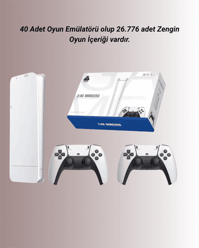 HDMI Çıkışlı Çift Kablosuz Kollu Retro Game Stick – M15