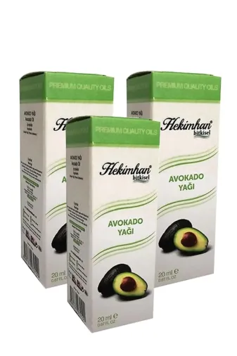 hekimhan bitkisel P4024S8854 Avokado Yağı 20 Ml 3 Adet