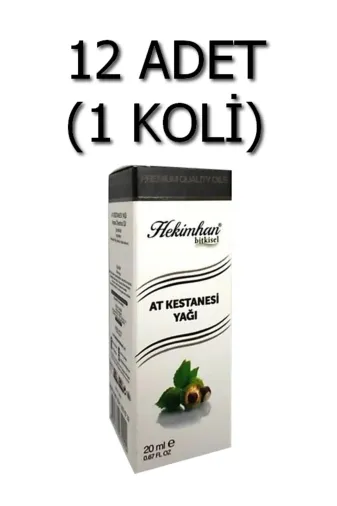 Hekimhan haky20ml-12 At Kestanesi Yağı 20 Ml 12 Adet (1 Koli)