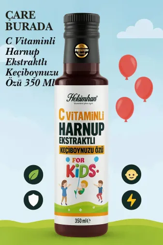 Hekimhan hcvhkö350g-12 C Vitaminki Harnuplu Keçiboynuzu Özü 350 G For Kids 12 Adet