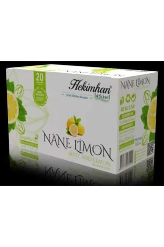 Hekimhan HKMN127 Nane Limon 20 Li Süzen Poşet Çay