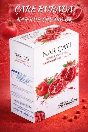 Hekimhan Nar Çayı Küp Şeker Şeklinde Nar Çayı Kış Çayı Nar Küpü
