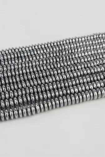 Helsinki Accessories TYC00438966328 Rondel Kesim Gri Hematit Doğal Taş 6 Mm 1 Dizi Helsinki
