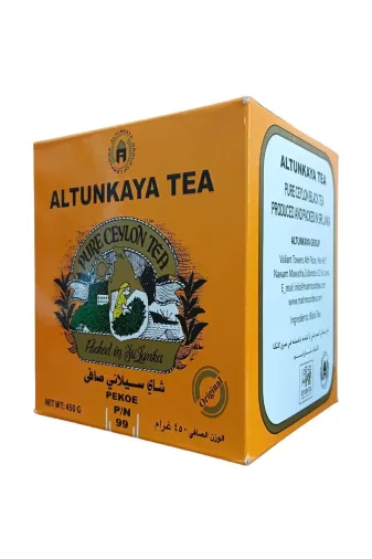 HİLALPAK 043 Altunkaya Tea 450 Gr Pekoe P/n 99 (% 100 Orijinal Pure Ceylon Tea) Ithal Dökme Seylan Çay