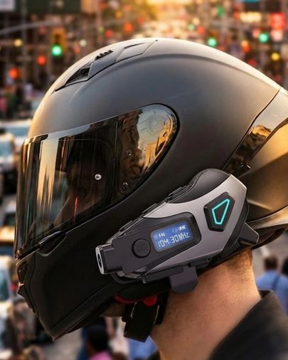 Hobibahçem 126119308 Mey İthalat Kask İçi Kablosuz Kulaklık Kamera Fonksiyonlu Ipx8 Su Geçirmez Ve Led Ekranlı