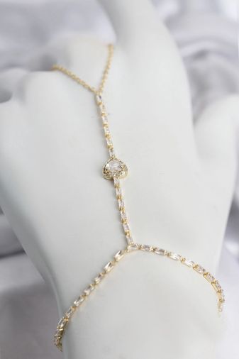 Hobibahçem MEYEB6a29521509d52583730d3df6-BLMY Mey İthalat Gold Renk Pirinç Zirkon Taşlı Kalp Model Şahmeran Çok Renkli