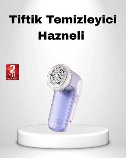 Hobibahçem MEYTDXUCZZZHASUBATİFTİK-1-BLMY Mey İthalat Usb Şarjlı Tiftik Temizleyici Kolay Temizlenen Hazne Ve Bıçak, Taşınabilir Çok Renkli