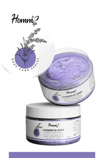 Homm Life TYCBX8O6NN170773206906839 Lavanta Yağlı - Bitki Tanecikli Scrub - 250 Ml