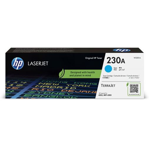 HP 230A W2301A Orijinal Mavi LaserJet Toner