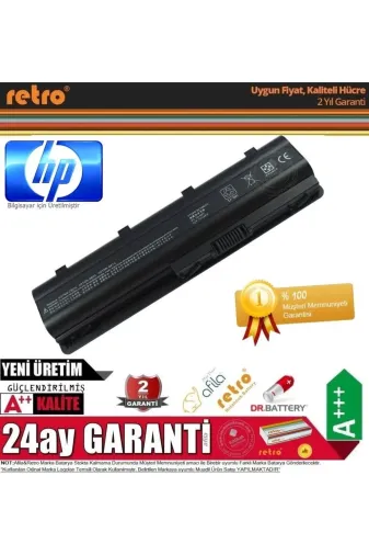 HP NB-KR80162 Mu06, G56, G62, Cq42, G6-1000 Notebook Bataryası - Pili 6Cell / Rcl-040**