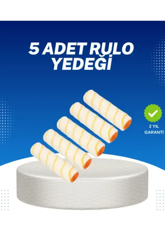 Hsc bilişim klt8912733301342 5’Li Emülsiyon Boya Rulosu Duvar Ve Tavan Uygulamasına Uygun