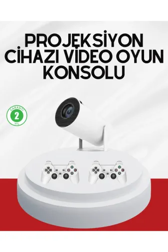 Hsc bilişim klt8912733419238 3D Oyun Destekli Kablosuz Ev Sinema Projeksiyon Cihazı