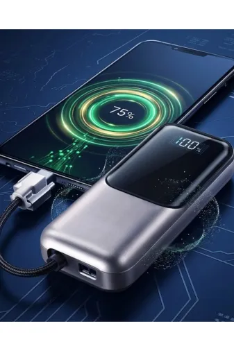 Hsc bilişim klt8912733500370 Type C Ve Lightning Destekli Yüksek Kapasiteli Powerbank 13000 Mah