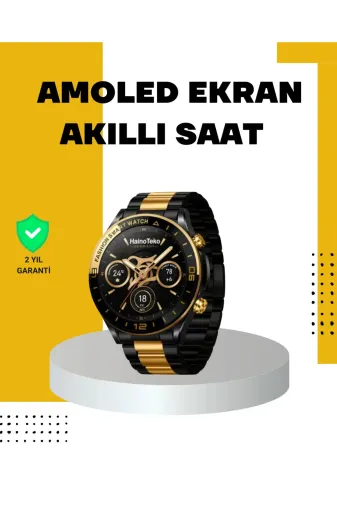 Hsc bilişim klt8912733820775 3 Bileklikli Amoled Akıllı Saat Bluetooth Çağrı Ve Sağlık Takipli