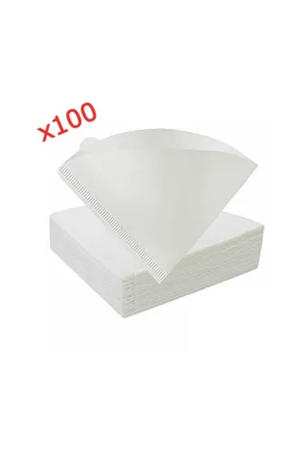 HubbyChef 20FLTREKGT01 Kahve Filtresi Kağıt 100 Adet V60-02