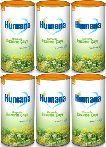Humana Kimyonlu Rezene Bitki Çayı - Tozu 200GR (6 Lı Set)